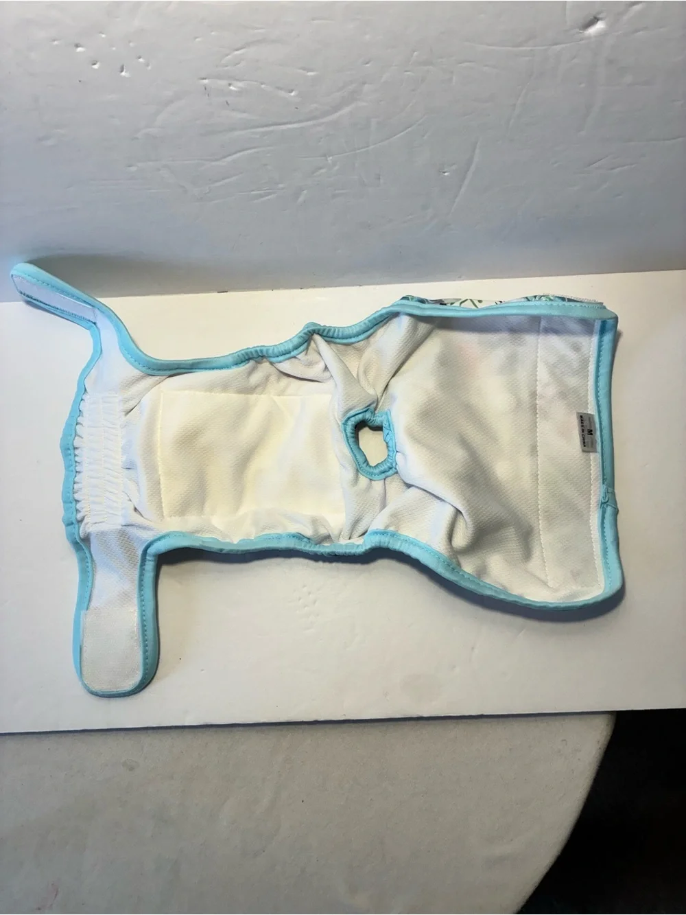 Wegreeco Female Dog Diaper Medium Floral Washable Reusable Pet Diaper Adjustable
